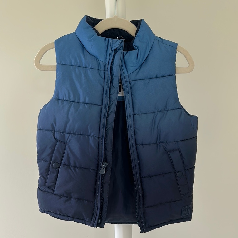 GAP Blue and Navy Toddler Vest